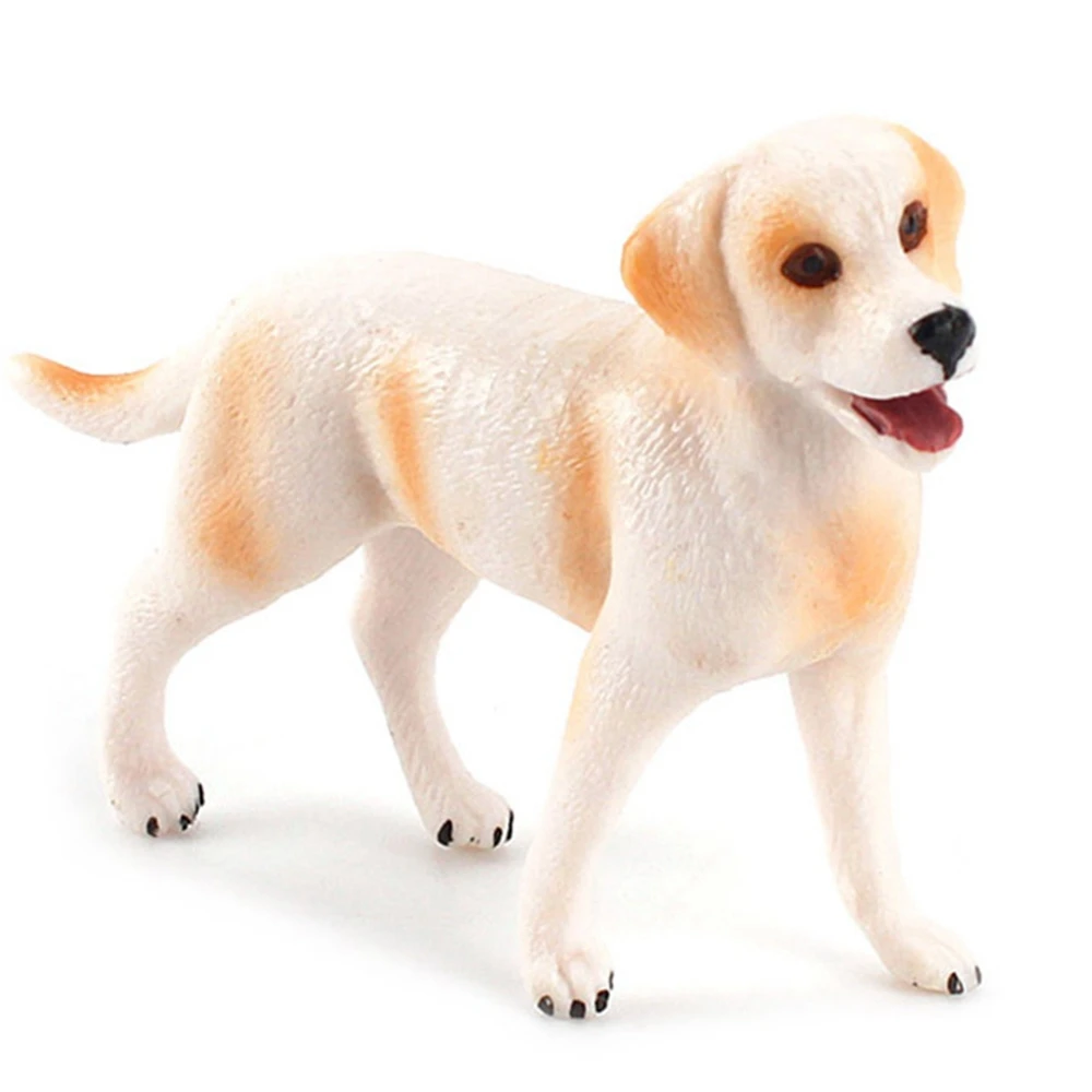 Pug Hound Home Decor Simulation Dog Miniature Puppy Figures Children Educational  Animal Model Micro Landscape Dog Figurine