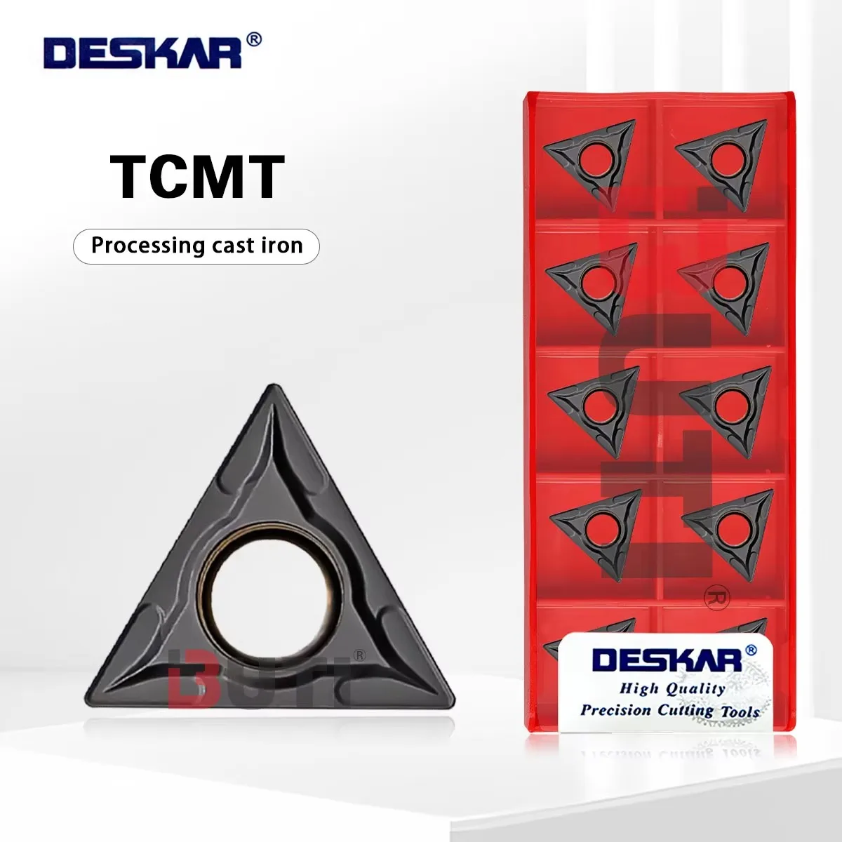 DESKAR 100% Original TCMT110204 TCMT110208 LF3018 Numerical Control Lathe Turning Insert Cutting Tool Processing Cast Iron Tools