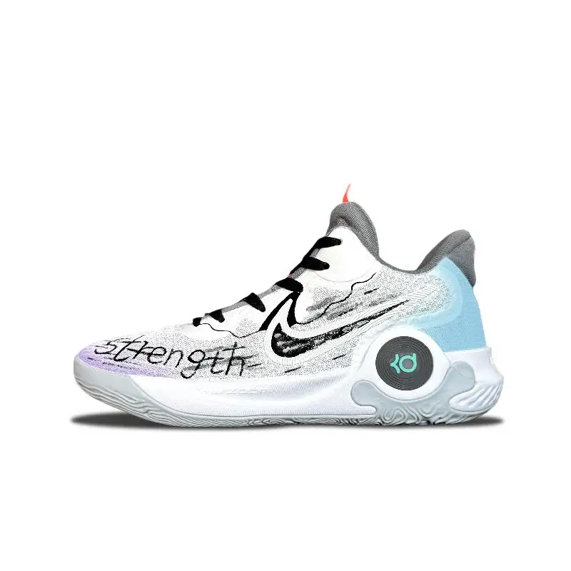 

[Индивидуальный Future Warrior] Nike KD Trey 5, амортизирующие противоскользящие и износостойкие охлаждения, поддерживающие баскетбольные кроссовки средней высоты унисекс