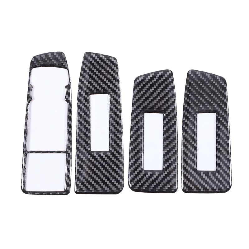 For Ford Ranger/Ranger Raptor US version 2024+ Car glass lift switch sticker Soft carbon fiber interior accessories RHD