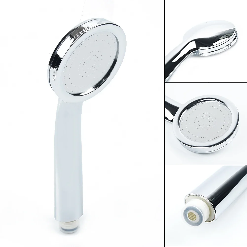 Handset Stainless Steel Self Pressurizing Shower Head Detachable High Pressure Water Saving Handheld High Quality