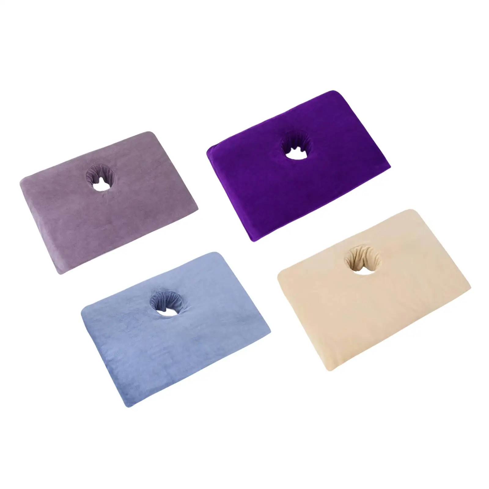 SPA Massage Table Towel with Face Hole,Face Towel,Comfortable Polyester Washable Beauty Towel,Breathable for Salons Spas