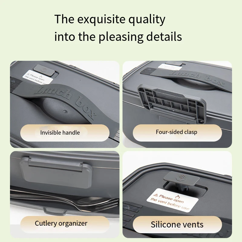 Large Capacity 2.0L Electric Lunch Box Car Four in one Plug in Portable Water free Hot Rice Double Voltage 304 Stainless Steel