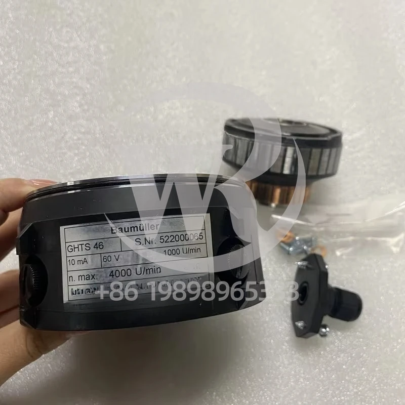 Original KBA GHTS46 Encoder S.NR.522000065 Encoder KBA74 105 146 Machine Printing Spare Parts 10mA 60V 1000U/min