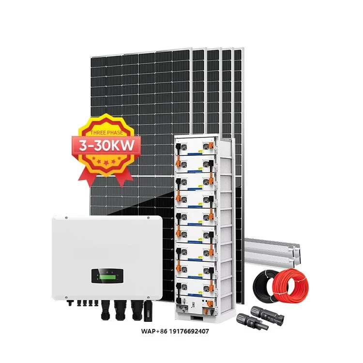 Complete Smart Solar Set Hybrid off Grid Roof Home Energy System 30KW Invert PV Solar Panel Power System Kit