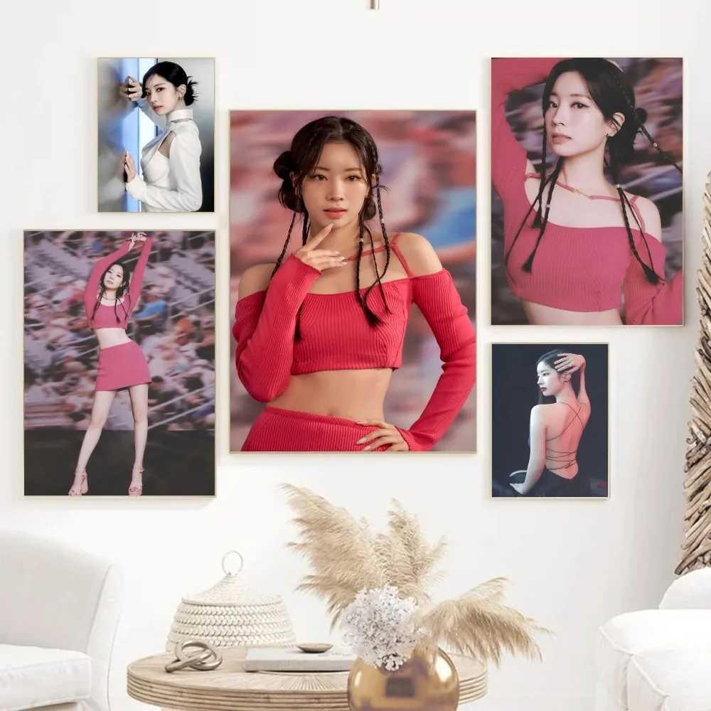 1pc kpop t-twice Girls Group Kim Dahyun Poster Paper Print Home Living Room Bedroom Entrance Bar Restaurant Cafe Art Painting