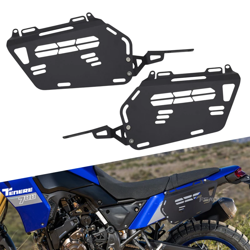 Fit For YAMAHA Tenere700 Motorcycle Rear Saddlebag Support Mounting Rack Sidebox Holde TENERE 700 T700 T7 Luggage Rack Side Bags