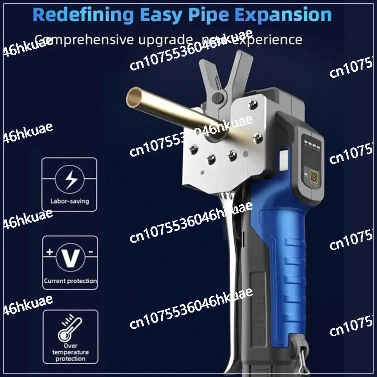Suitable for Soft Copper, Aluminum, Brass Tube Dilator Tools 1/4 Inch - 3/4 Inch, Electric Flaring Tool Set, Lithium Battery