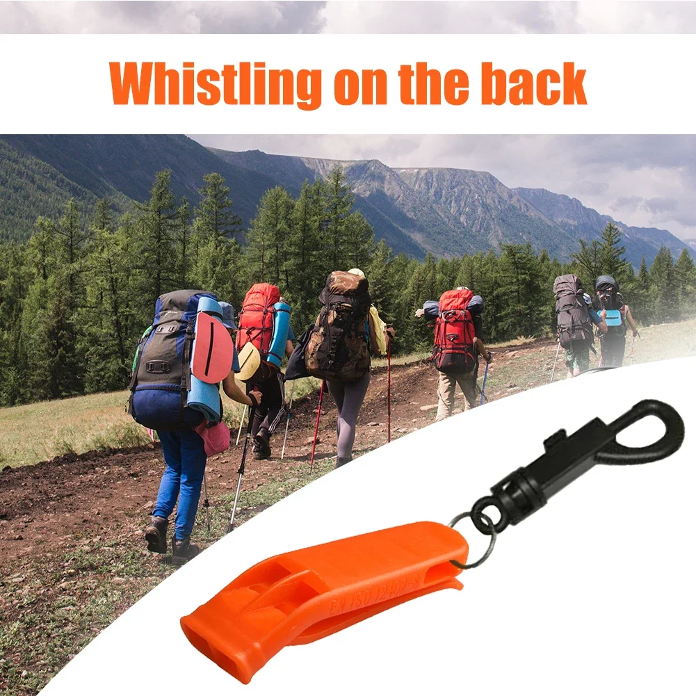 5PCS Outdoor Camping Survival Whistle Mountaineering Hiking Rescue Emergency Sound Generator SOS Wilderness Survival Gadgets