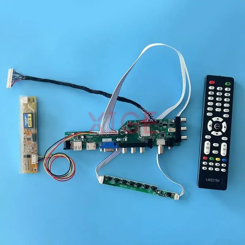 

Controller Card Fit LTN150PF LTN150PG N150P5 DVB Digital Signal 1400*1050 1CCFL LCD Screen DIY Kit USB+HDMI+VGA+AV+IR LVDS-30Pin