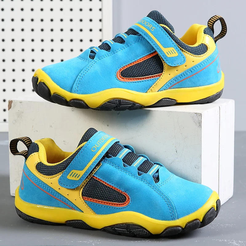 Spring Autumn Leather Children Shoes Waterproof Kids Sneakers Breathable Girls and Boys Sports Shoes Outdoor Trainers