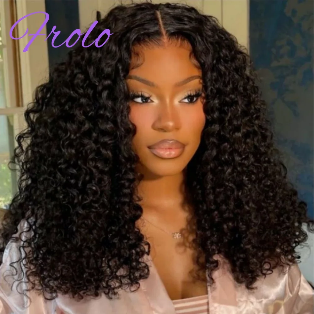 

210 Density Bob Wear and Go Glueless Wig Human Hair 13x6 Lace Front Wig For Women Pre Plucked Brazilian Water Wave Human Hair