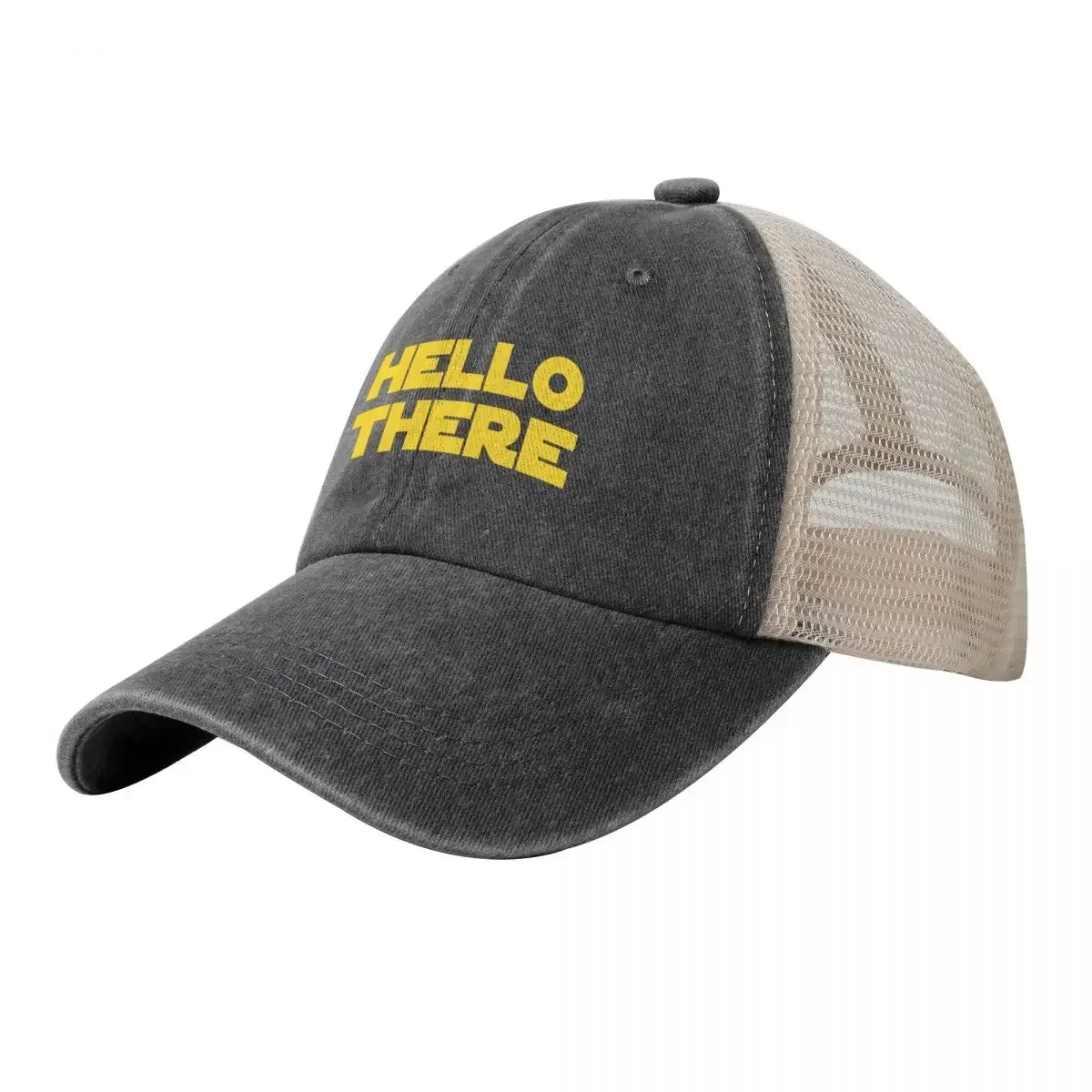 hello there Cowboy Mesh Baseball Cap birthday Luxury Hat Woman Hats Men's