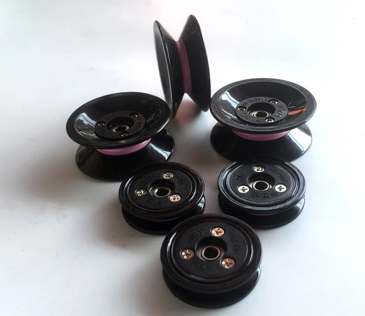 Plastic Ceramic Guide Wheel Combination Threading Wheel, Textile Tension Gun, Wire Rack Threading Wire Wheel