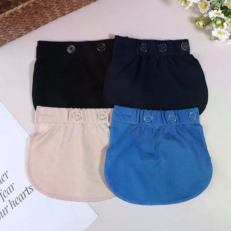 Maternity Pregnancy Waistband Belt Adjustable Elastic Pants Lengthening Extended Button For Maternity Accessories