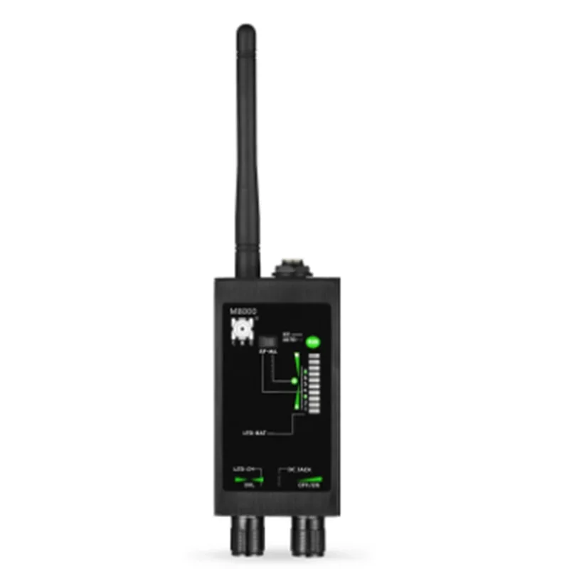 M8000 Anti Spy Camera Detector GSM RF Signal Auto Tracker Detectors GPS Tracker Finder Bug With Long Magnetic LED Antenna Scan