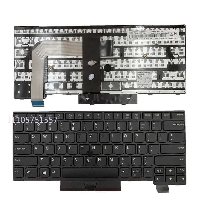 US SP RU for Lenovo ThinkPad T470 T480 A475 A485 Laptop Keyboard