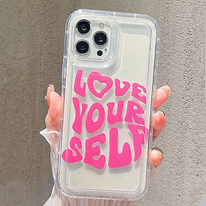 Creative English Letters Case For Xiaomi Redmi Note 13 12 Pro Plus 5G 12S 11S 10S 10 Full-package Soft Protective Phone Case