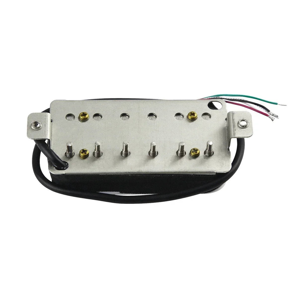 Q-X Music Store-Set of Alnico 5 Humbucker Guitar Pickup White NB Set لملحقات الجيتار الكهربائي FD