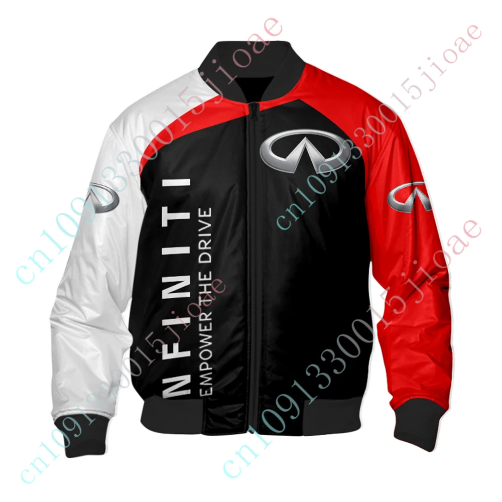 Infiniti Jackets For Men's Clothing Harajuku Parkas Windbreaker Thick Coats Techwear Baseball Uniform Bomber Jacket Custom Logo