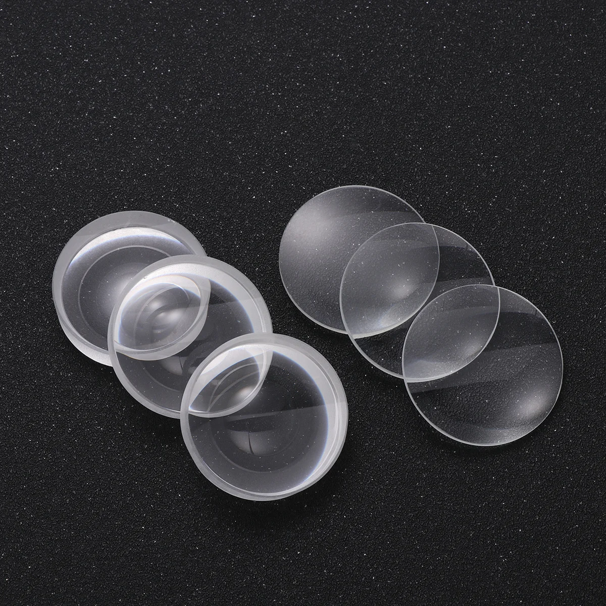 6 stuks glazen lens dubbele bolle optische lens 42 mm diameter duurzaam materiaal voor instrumenten kunst ambachten fotografie