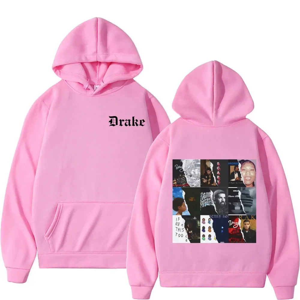 Hot Rapper Drake Album Printed Hoodie High Quality Fashion Oversized Pullovers Street Trend Hip Hop Hooded Sweatshirts Unisex