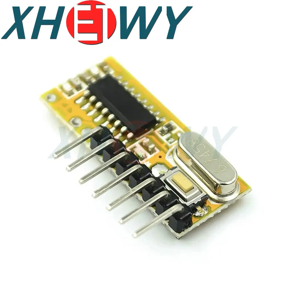 RXC6 433Mhz Wireless Receiver Module PT2262 Code Superheterodyne 433Mhz Receiver Electronic DIY Kit PCB for Arduino/AVR