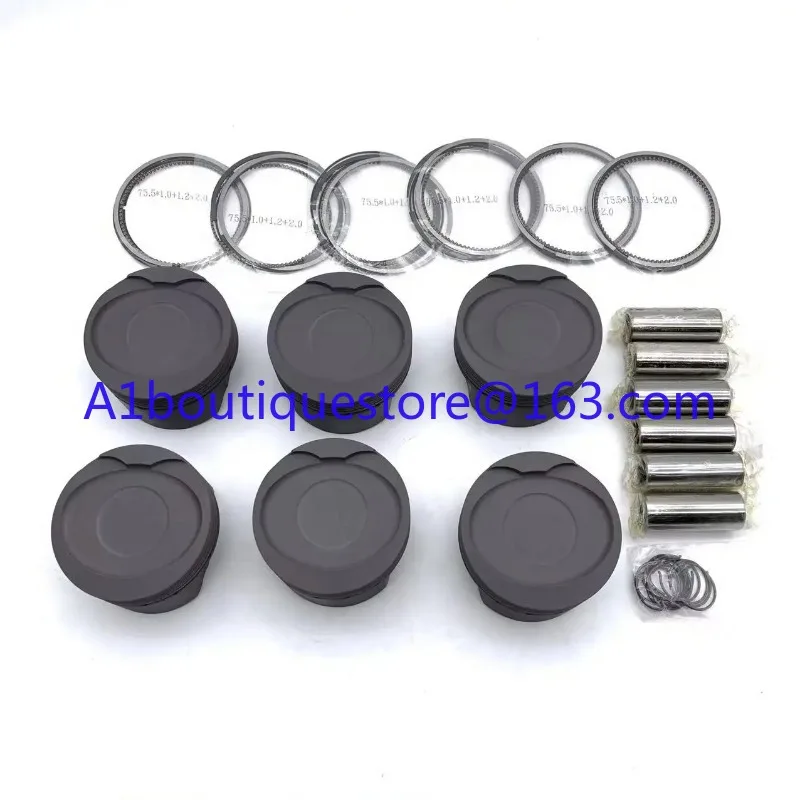 Kit de pistão forjado 1G-FE 75.5mm CR9:1 para LEXUS IS200 1G-FE