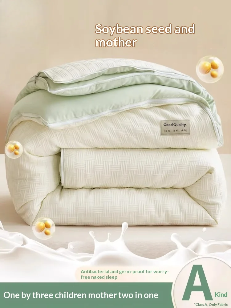 Household Thick Warm Duvet Comforter Hypoallergenic Down Alternative All Seasons Queen King Twin Hotel Style Microfiber Edredom