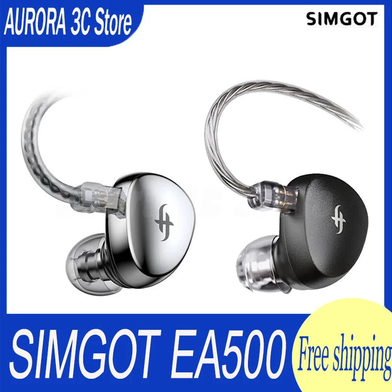 

Simgot Ea500 Dsp Earphones Wired In Ear Gaming Earbuds With Dual-Magnetic-Circuit Dual-Cavity Stereo Headphone Custom For Gamer