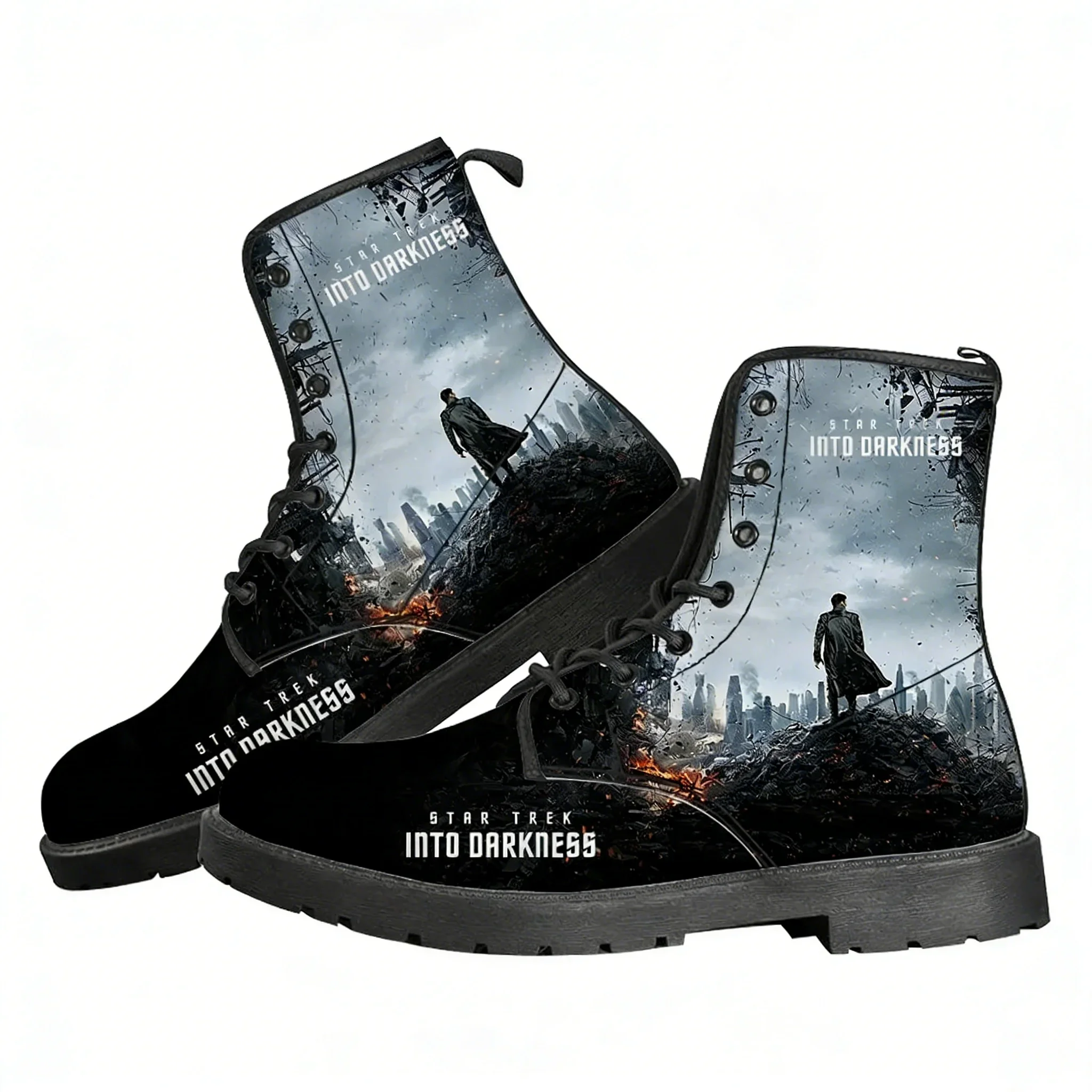 

Ботинки Star Trek Into Darkness для мужчин, женщин и подростков, повседневные ботинки для улицы, высококачественная легкая обувь с индивидуальным дизайном