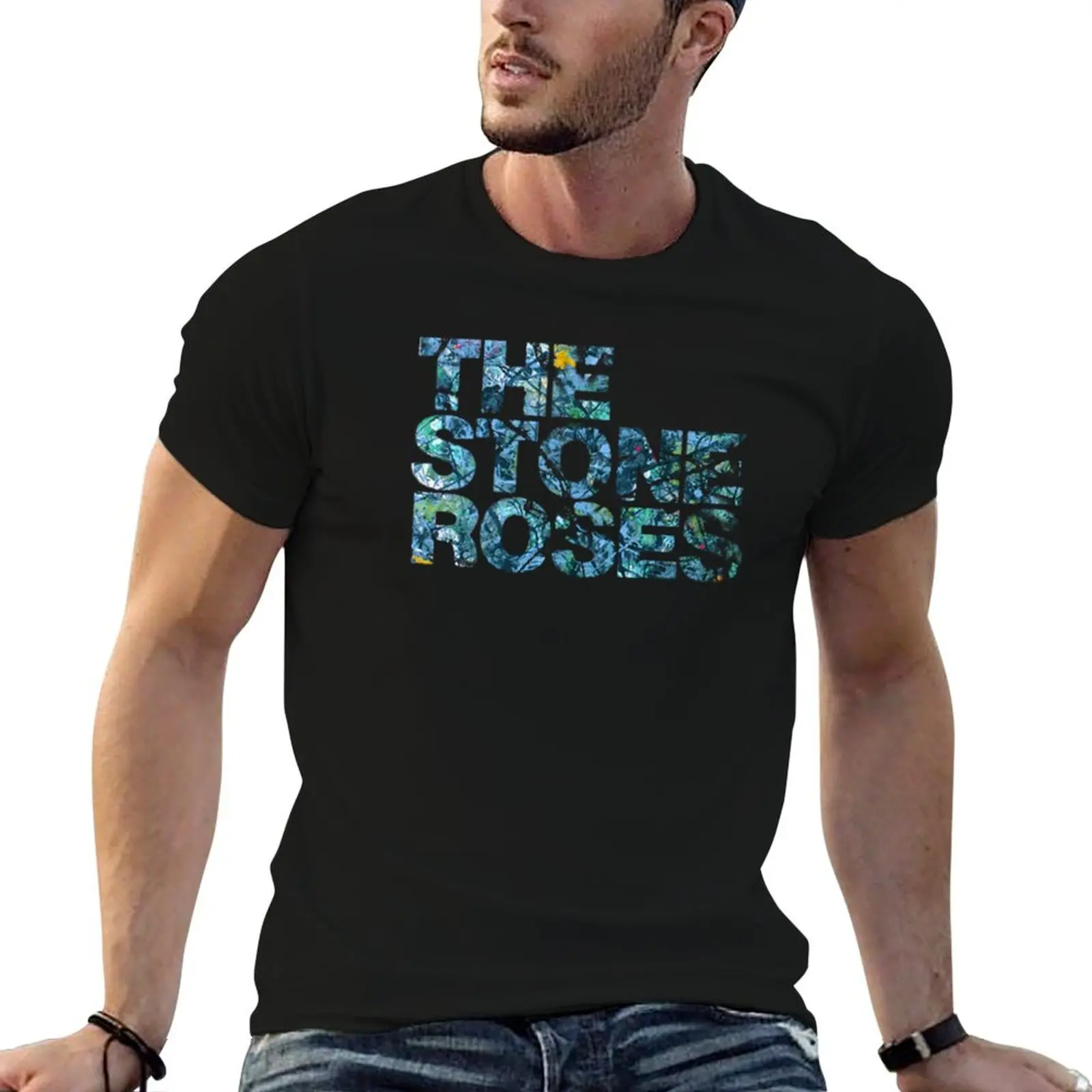 the stone roses new T-Shirt Active Wear Sports T-Shirt for Men