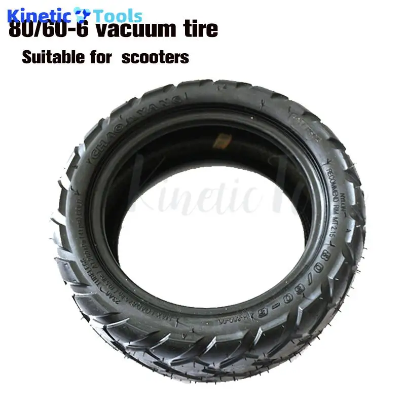 10 Inch 80/60-6 Tire Tubeless for KUGOO M5 Solar P1 Jueshuai X700 X750 FLJ C11 T11 Electric Scooter Parts for All of This Model