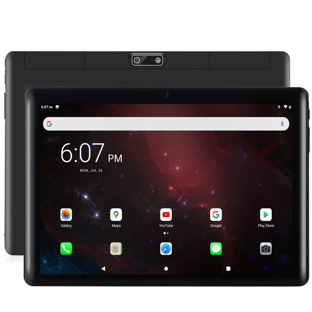 Tablette PC de 10.1 pouces, nouvelle version internationale, Google Play, caméras pour touristes, Octa Core, Wifi, epi3 G, appel téléphonique, 4 Go de RAM, 64 Go de ROM, Dean