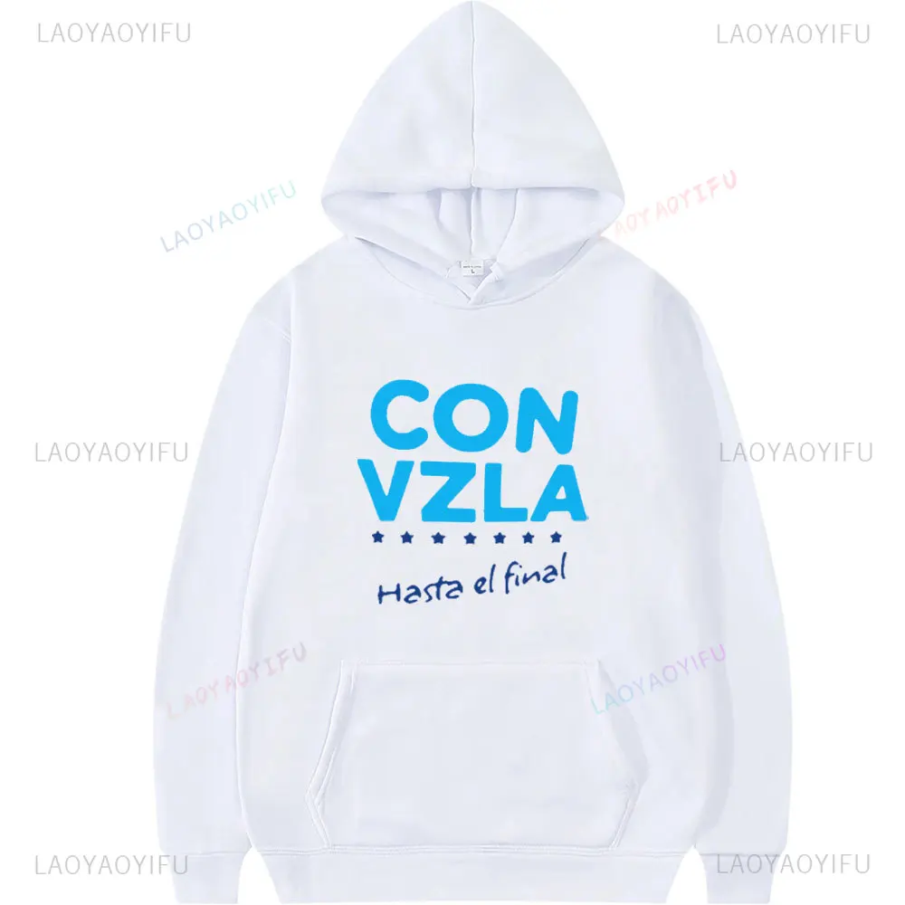 

2024 Venezuela Autumn/Winter Long-sleeved Women Sweatshirt Venezuela Pride Graphic Printed Pullover Fashion Man Streetwear