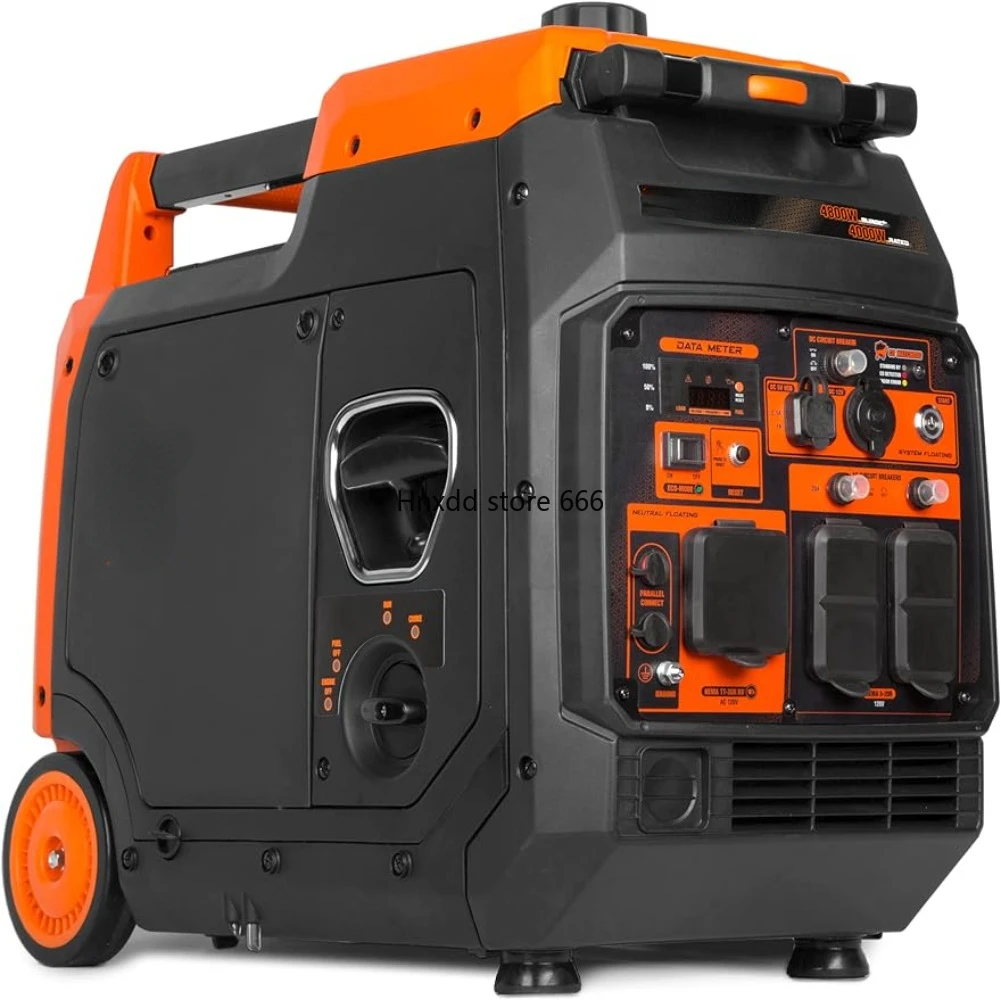 4800-Watt Portable Inverter Generator, Electric Start, RV-Ready, Quiet and Lightweight with Fuel Shut Off and CO Watchdog