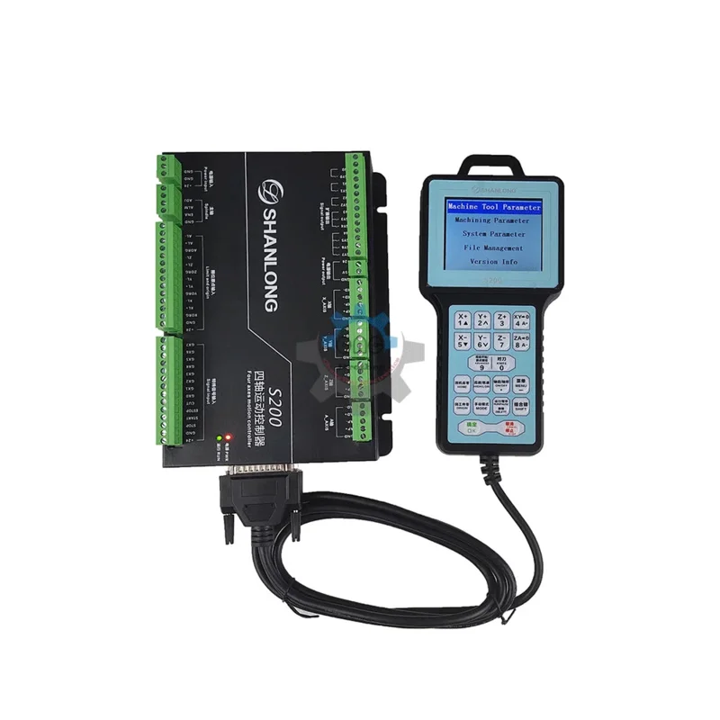 DSP Shanlong S200handheld Controller High-Precision Engraving Machine4-Axis CNC Engraving Machine Offline Motion Control System