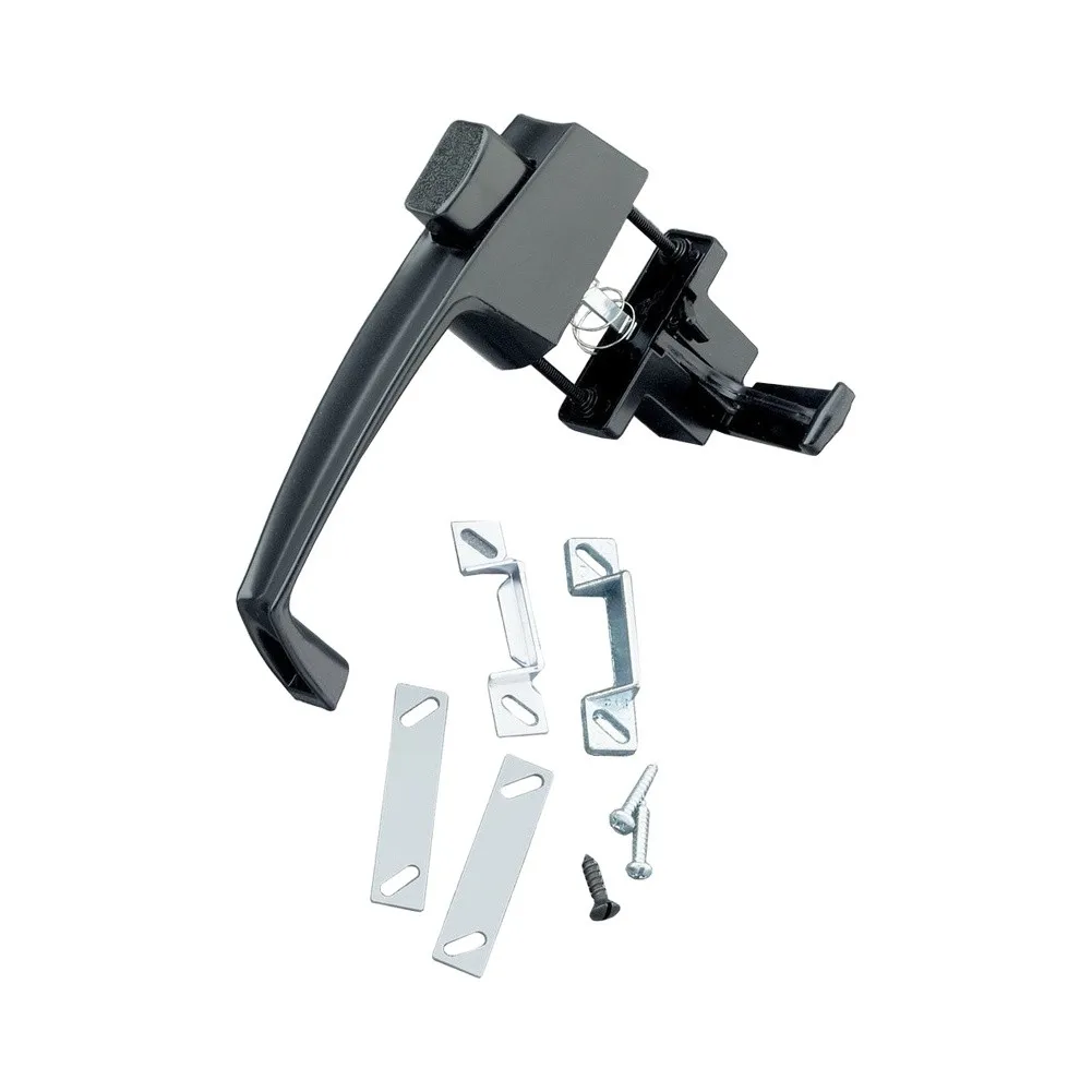 Push Button Screen Door Latch Kit with Thickened Zinc Alloy Housing and Precision Engineered Internal Components