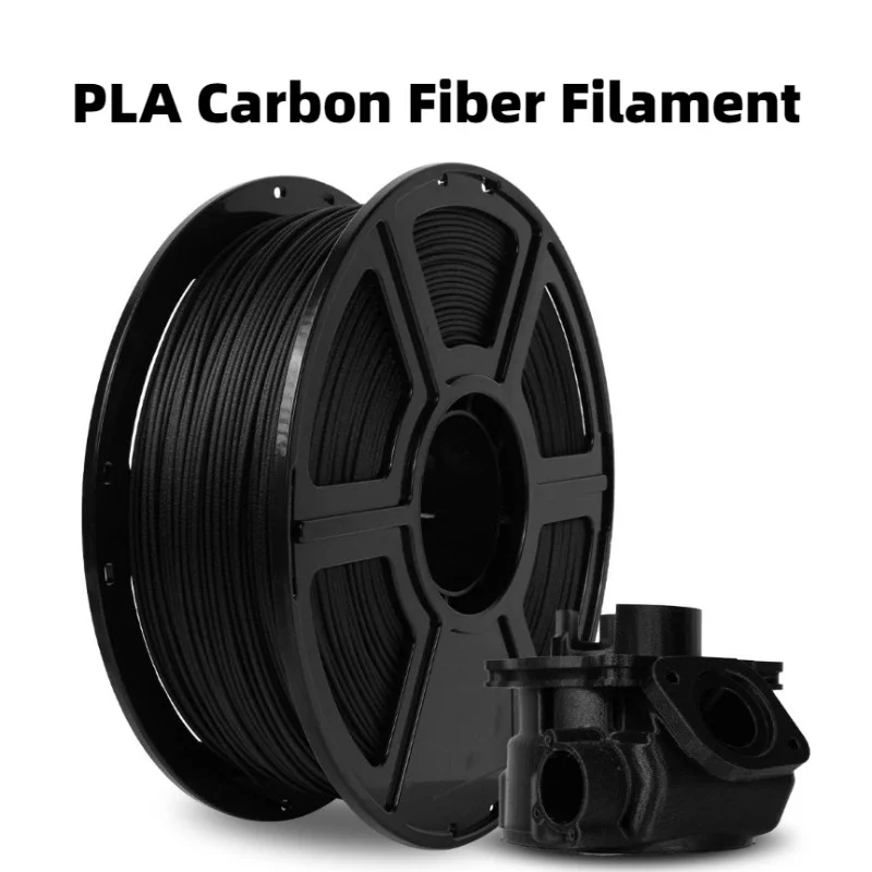 

Carbon Fiber Filament,1.75mm Carbon Fiber Pla, High-Accuracy +/- 0.02mm Carbon Black Pla Filament for Most 3D Printers,1KG/250G