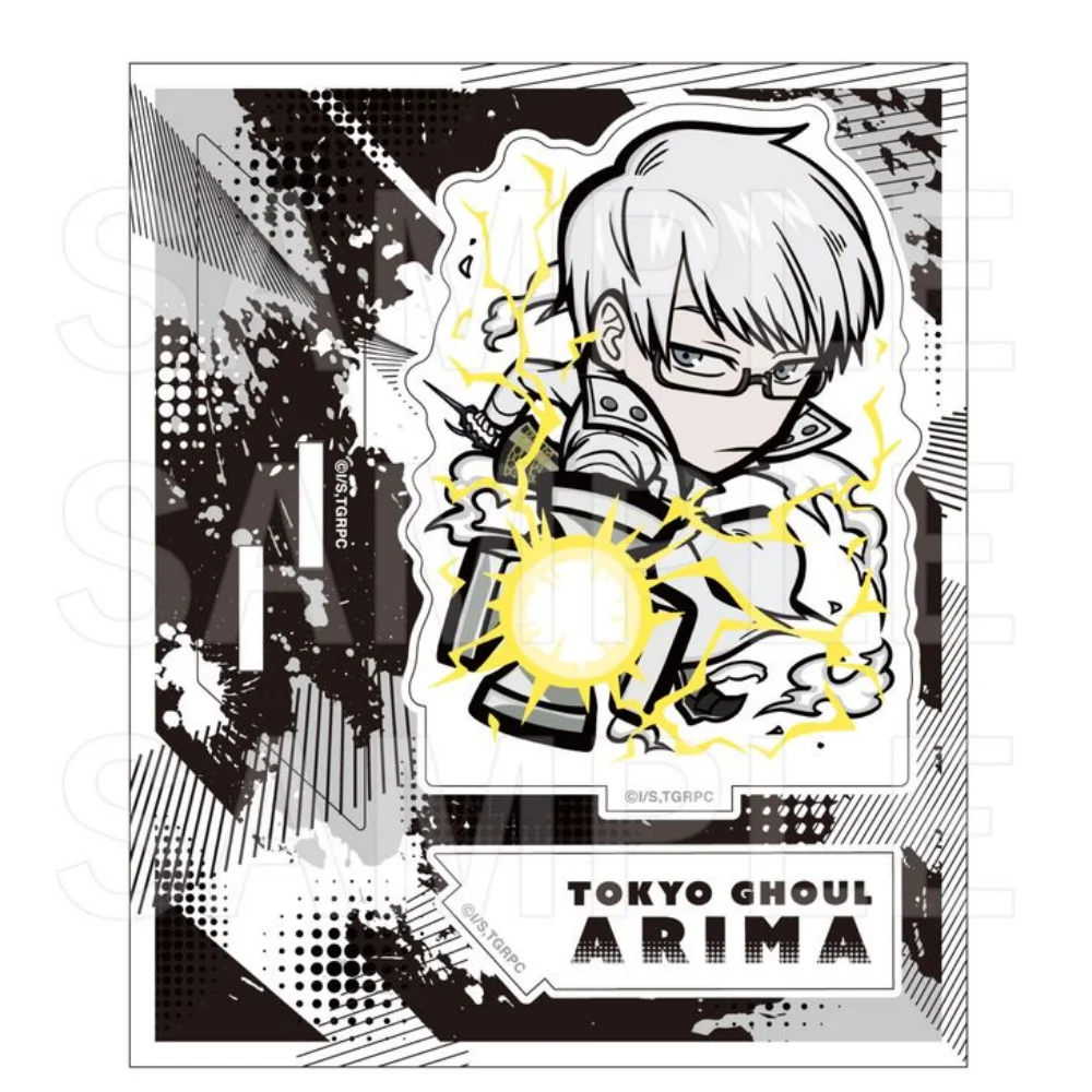Anime Tokyo Ghoul 10cm Double Acrylic Stand Ken Kaneki Touka Kirishima Figure Desktop Decor Carnival Gift Keychain