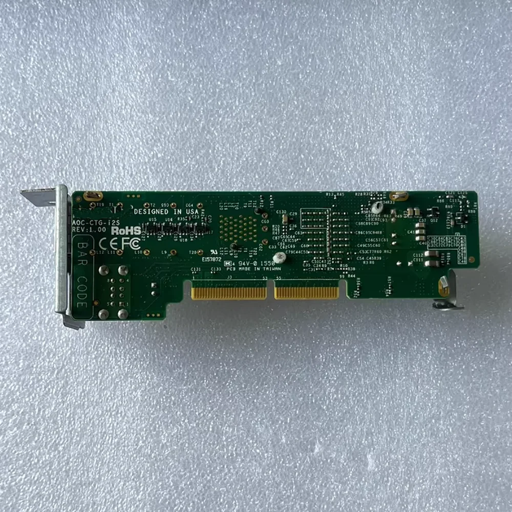 Dual-port 10-gigabit Optical Fiber Network Card AOC-CTG-I2S