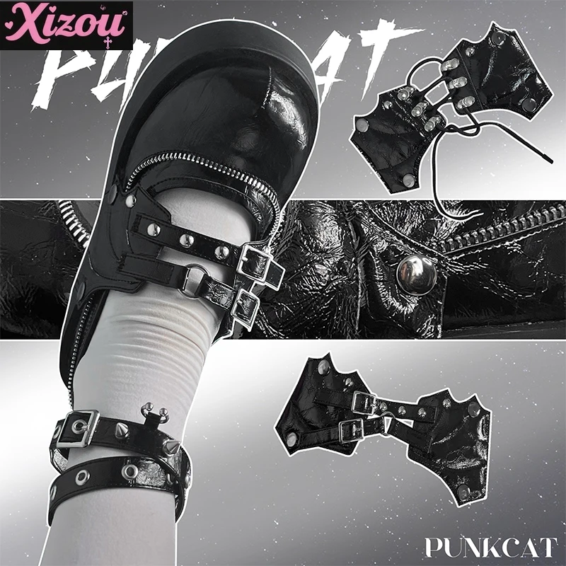 الحلو فتاة باردة الأصلي فاسق أحذية منصة Y2k ثقافة فرعية هوتي القوطي لوليتا رئيس مستدير ماري جان الكعك أحذية للنساء #4