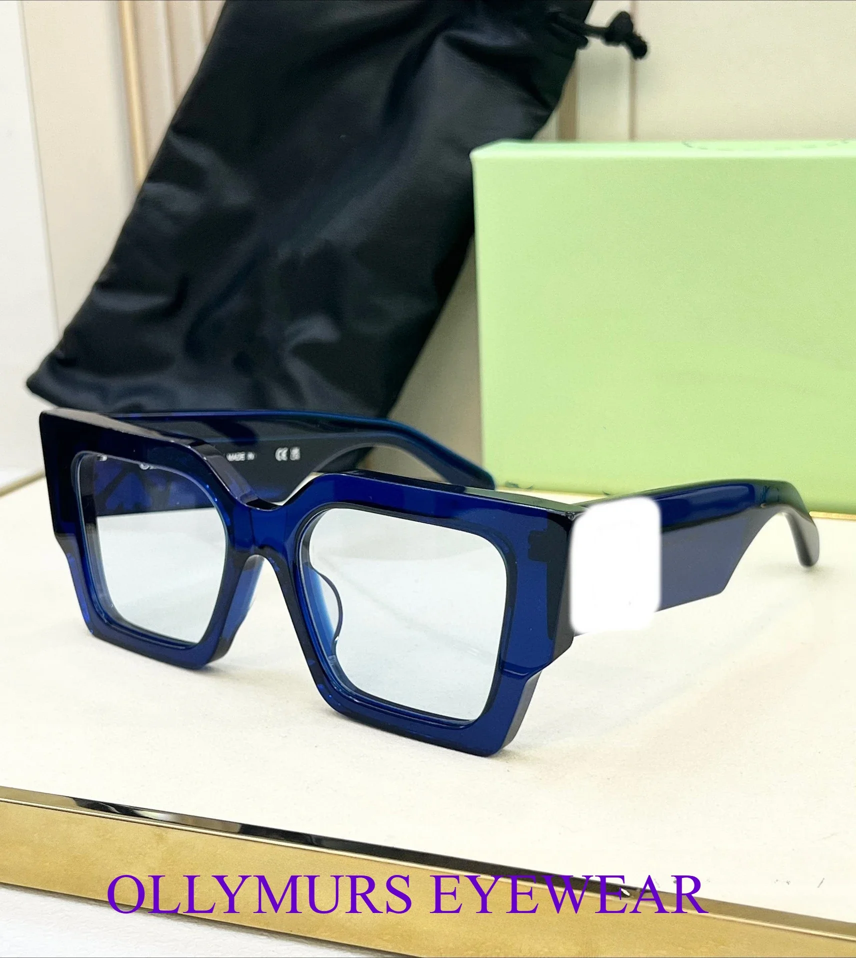 المصمم الأصلي قبالة العلامة التجارية العصرية الجديدة عالية الإصدار الزاوية زهرة إطار كبير نظارات أزياء النظارات الشمسية محايد الشارع واقية من الشمس