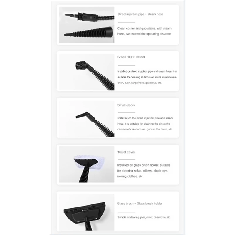 

High Pressure Electric Steam Cleaner Portable for Multi Purpose Air Conditioner Cleaning EU Plug