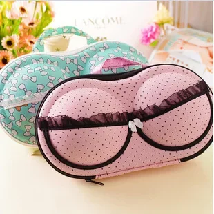 Fashion Women Travel Underwear Stoage Bag Portable Travel Organizer Box bags With Net Inside