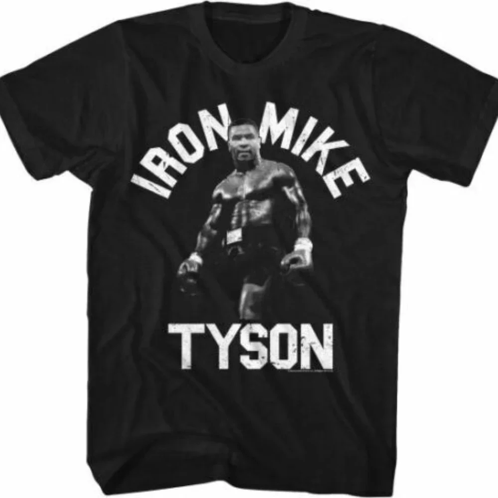 Mike Tyson Inspired Retro Boxing T-Shirt Summer Cotton O-Neck Short Sleeve Men's T Shirt New Size S-3XL