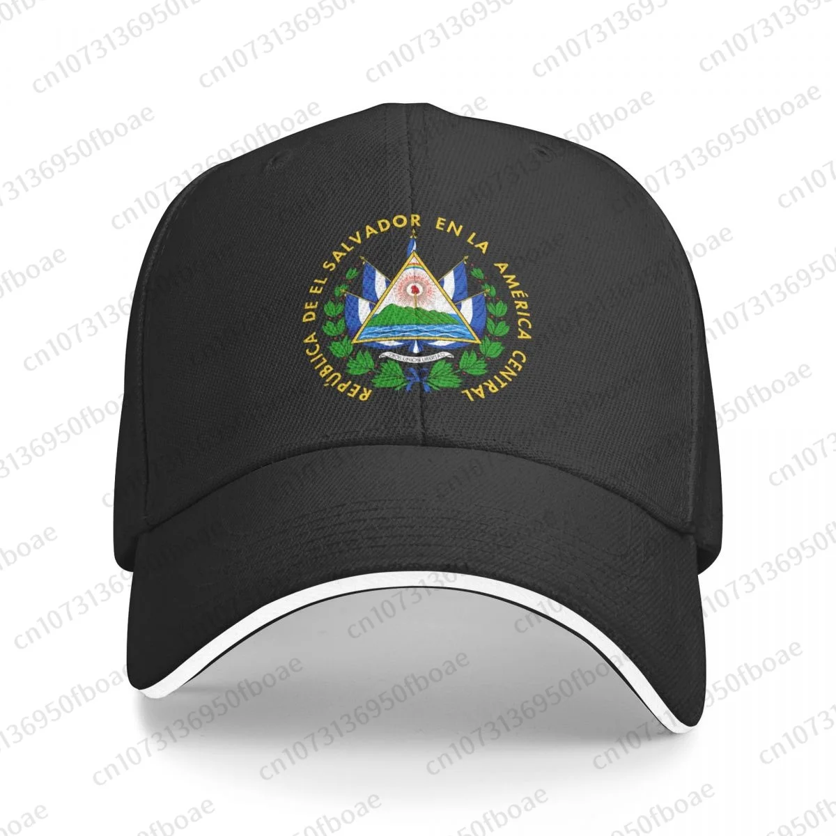 Coat Of Arms Of El Salvador Baseball Caps Hip Hop Sandwich Cap Men Women Adjustable Outdoor Sport Hats