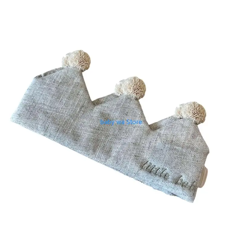 Royal Theme Baby Boy Headwear For 100 Days Celebration First Birthday Accessory 4XBD