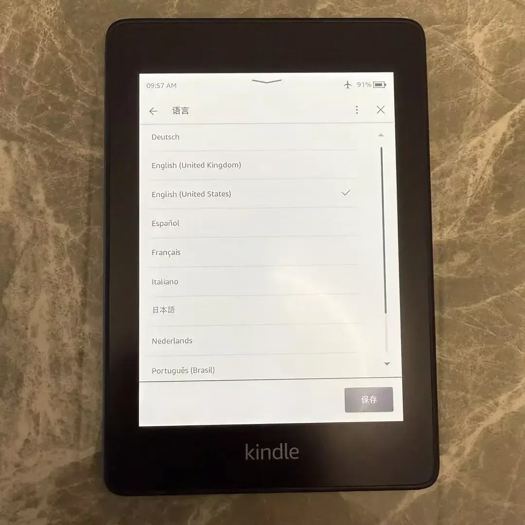 حبر Kinde Paperwhite 10th E المدمج في الضوء 300 Ppi Ereader E Ink E-reader الحبر الإلكتروني 8 جيجابايت 32 جيجابايت قارئ eink livros لـ kobo