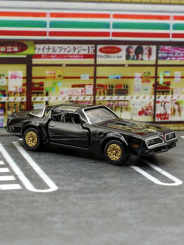 TAKARA TOMY tomica Alloy car Model Black Box Flagship New TP21 Pontiac Firebird, a holiday gift for kids boys and girls